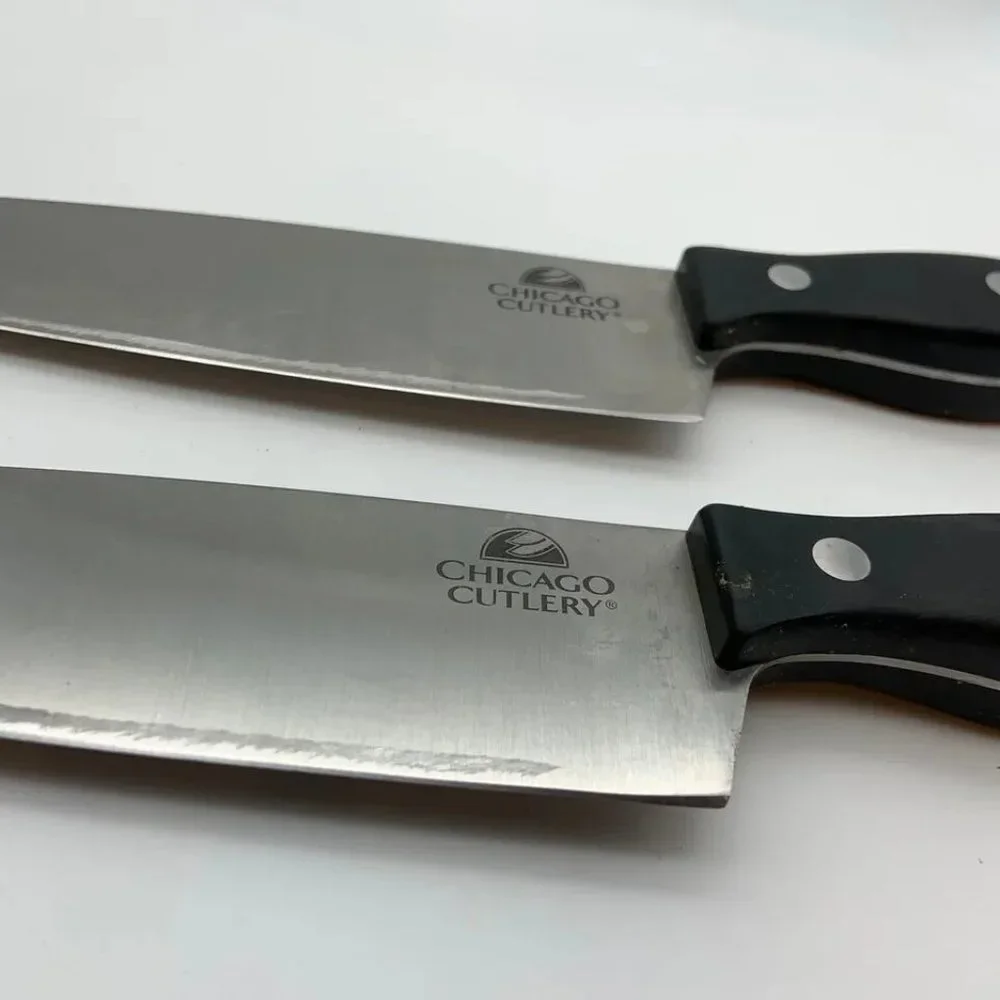 Set of Two Chicago Cutlery Utility Chef's Kitchen Knives